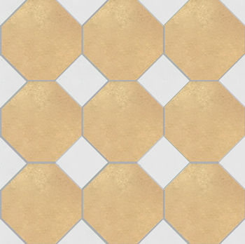 Mosaic House Moroccan tile Kora Fes Display 14-1 White,   Natural, natural, unglazed, terracotta   solid zellige, mosaic, zellij, field, pattern, glaze, simple, classic, octagonal 